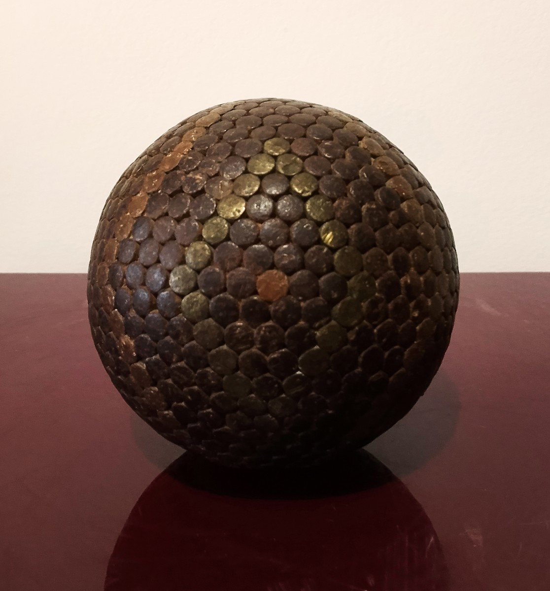 Paire de boules de jeu lyonnais.-photo-4