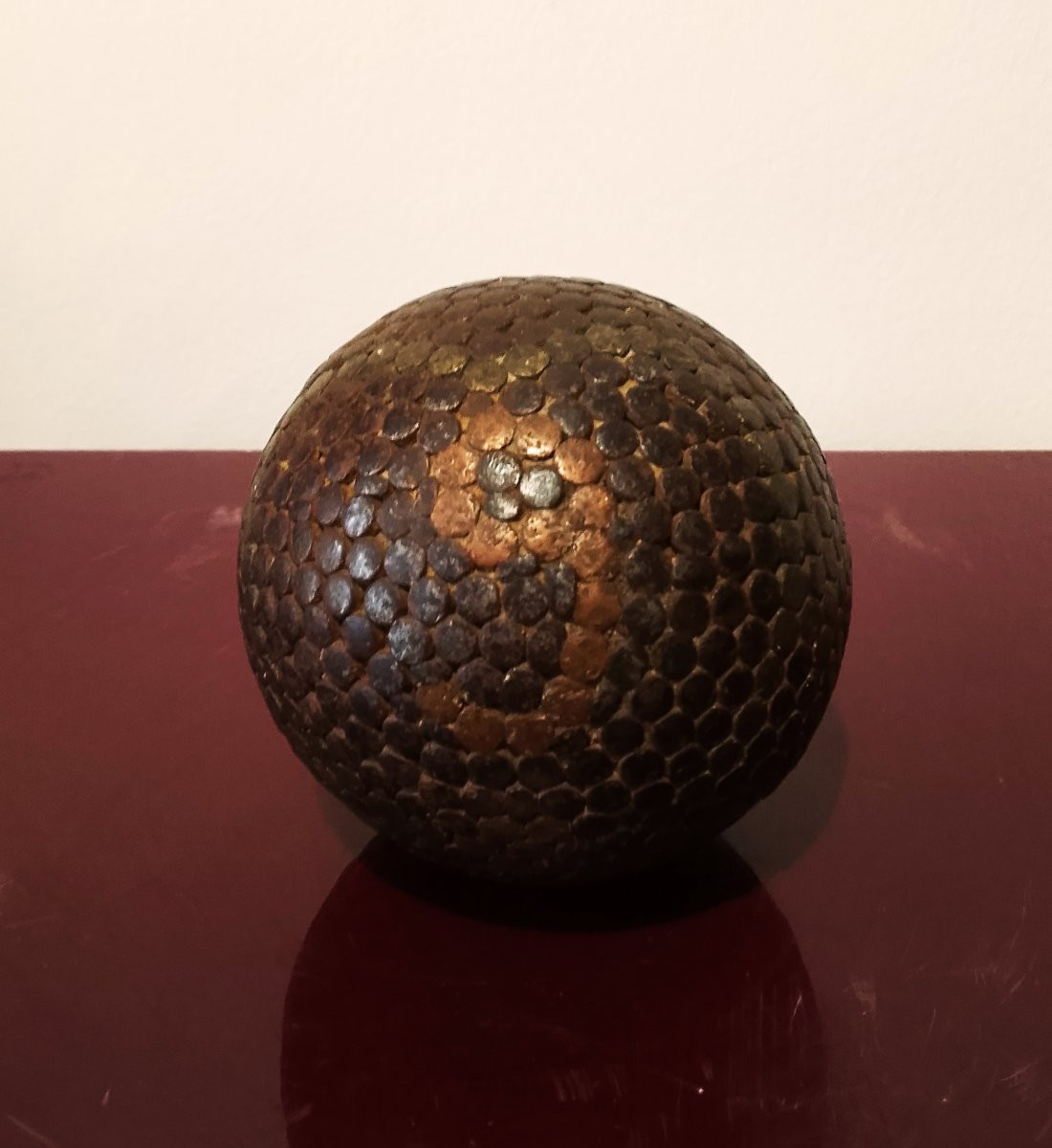 Paire de boules de jeu lyonnais.-photo-6