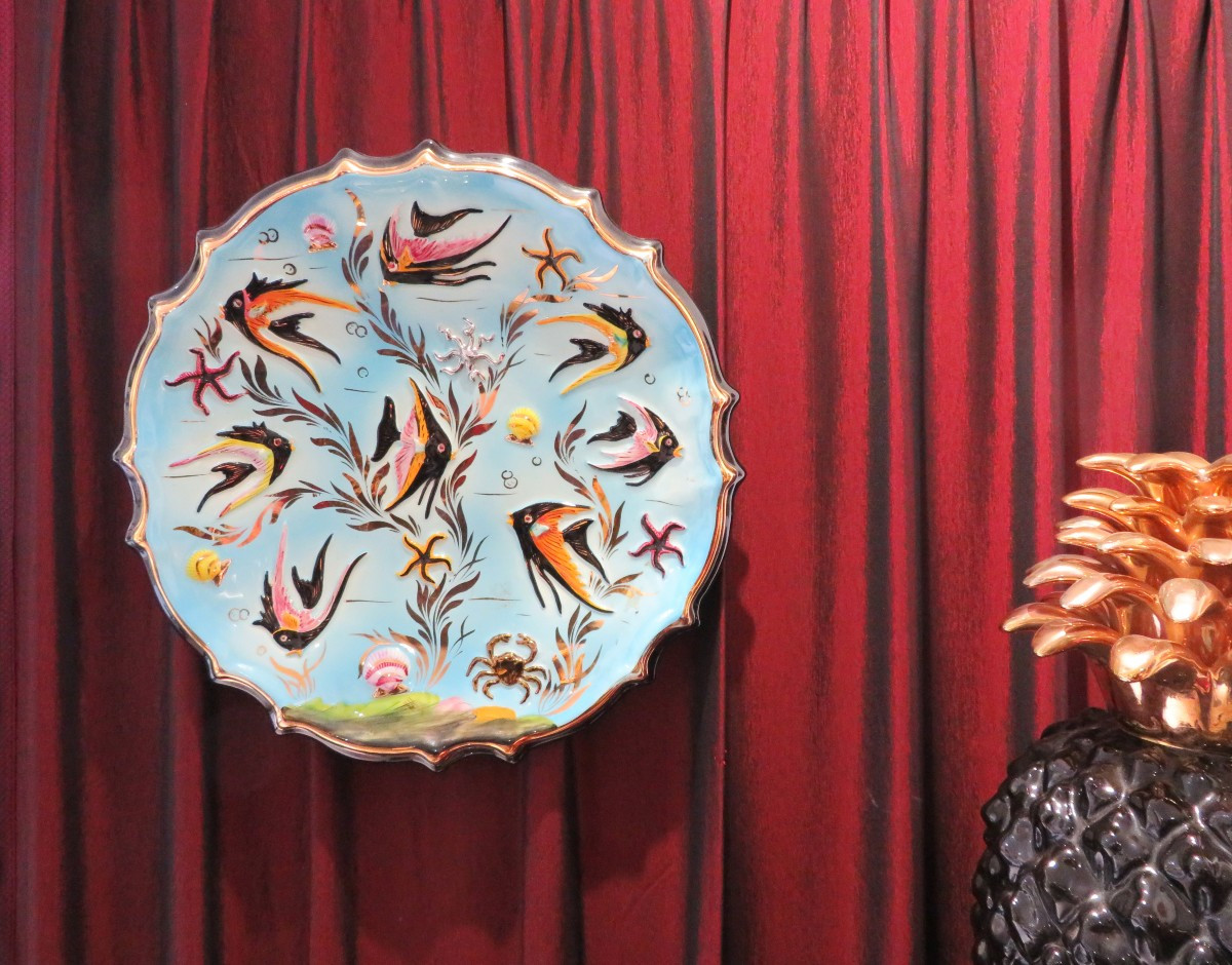 Grand plat en faïence de Monaco.-photo-8