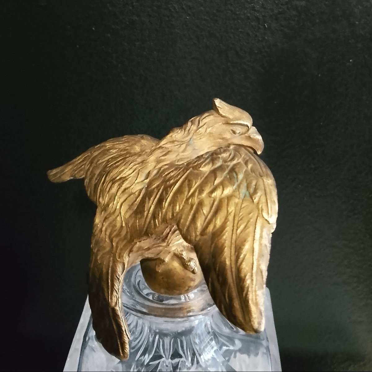 Empire Period Gilt Bronze Eagle.-photo-4