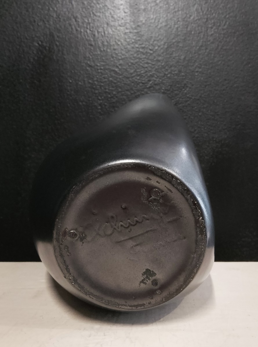 Vase en céramique de Fernand Elchinger ( 1911 - 1975 ). -photo-6