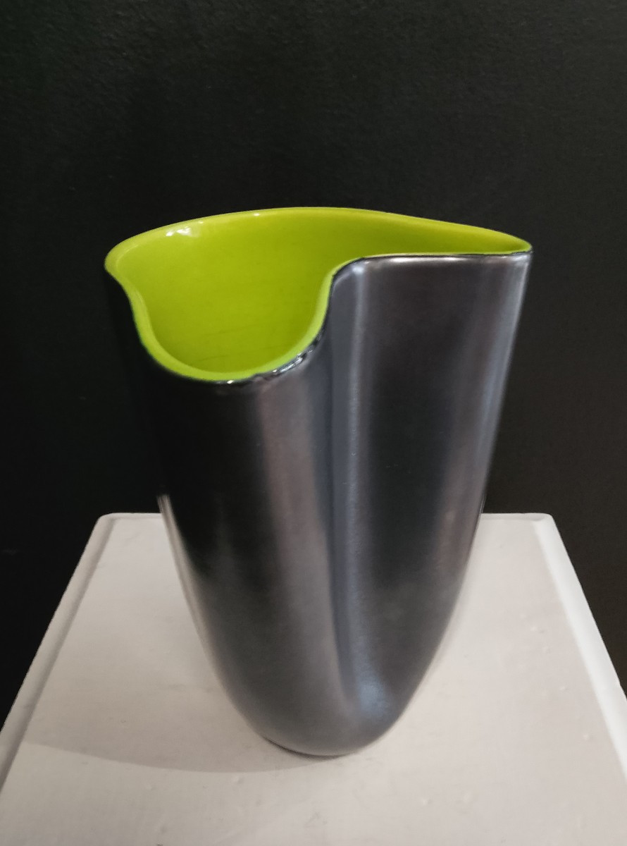 Vase en céramique de Fernand Elchinger ( 1911 - 1975 ). 