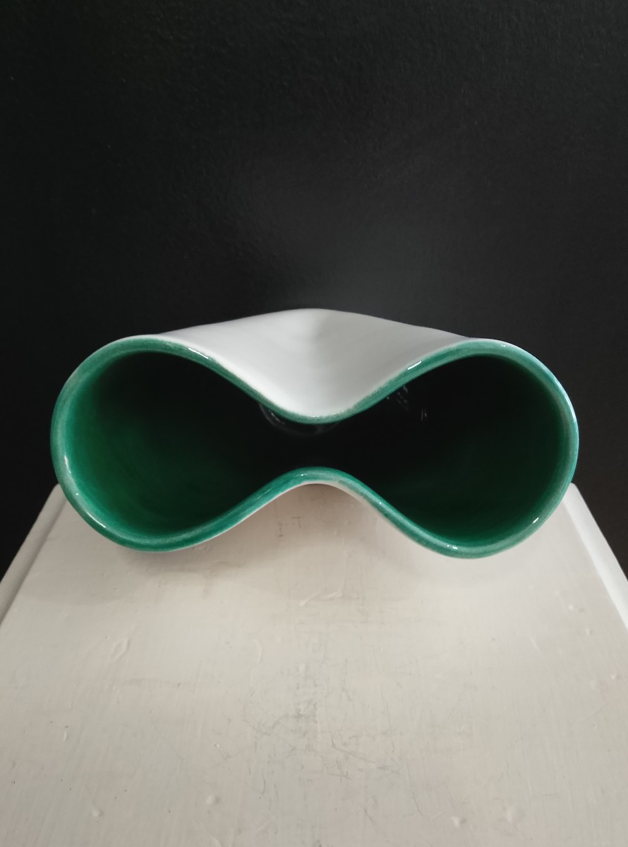 Ceramic Vase By Fernand Elchinger ( 1911 - 1975 ).-photo-3