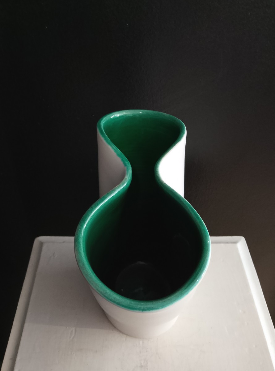 Ceramic Vase By Fernand Elchinger ( 1911 - 1975 ).-photo-4