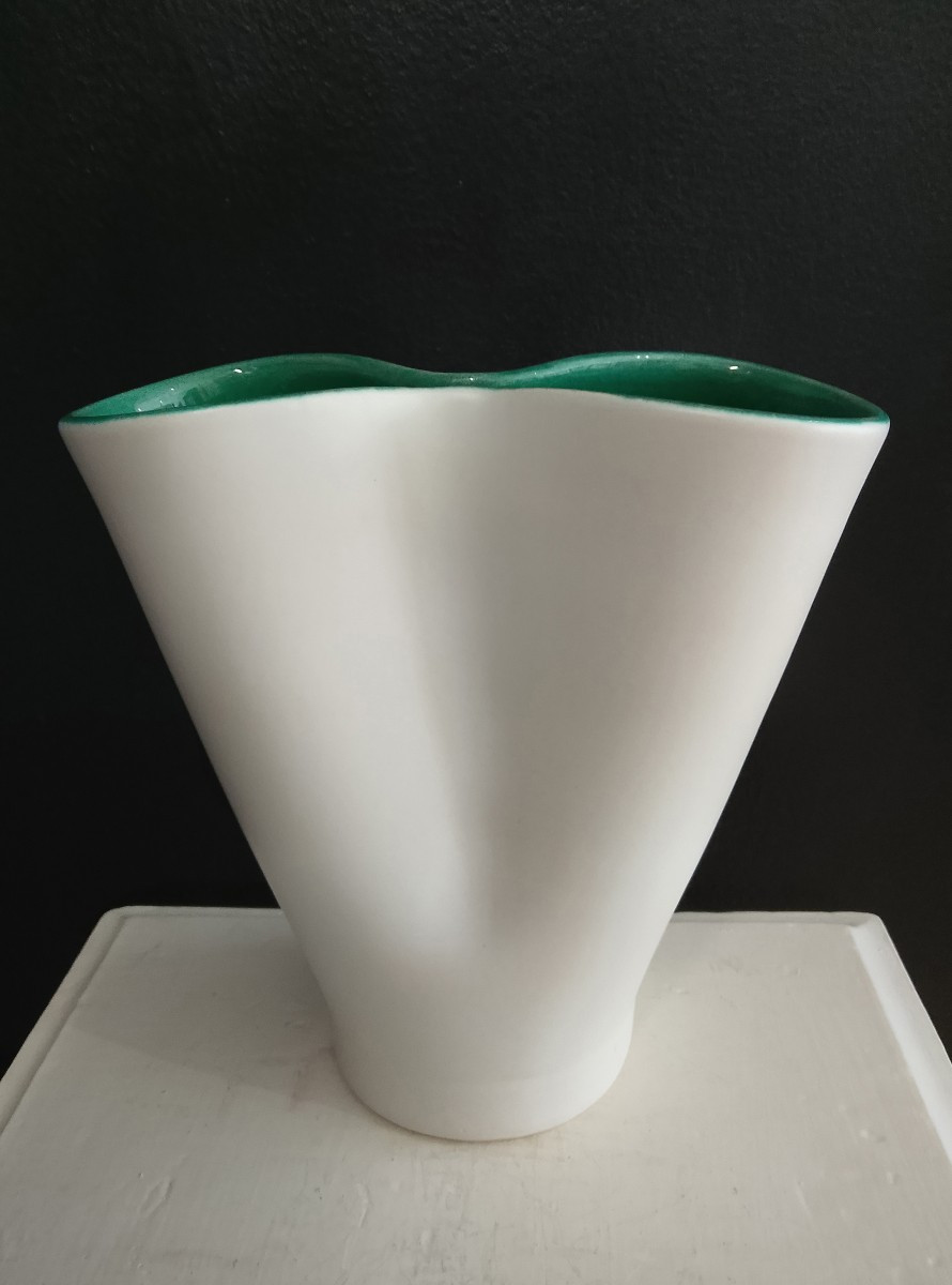 Ceramic Vase By Fernand Elchinger ( 1911 - 1975 ).-photo-5