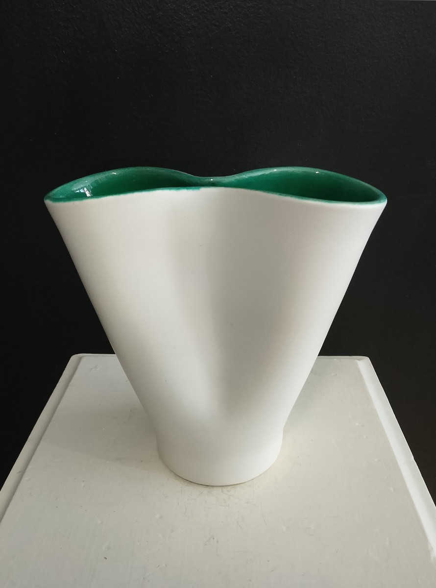 Ceramic Vase By Fernand Elchinger ( 1911 - 1975 ).