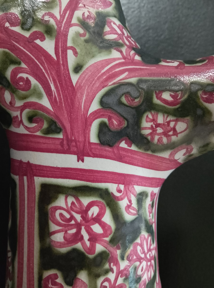 Bougeoir en céramique de Paul Yvain pour Kéraluc.-photo-4