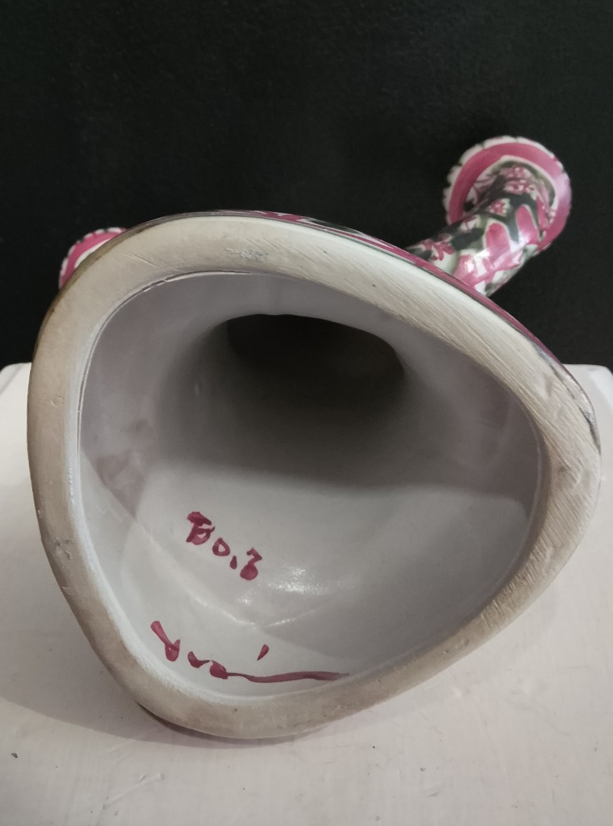 Bougeoir en céramique de Paul Yvain pour Kéraluc.-photo-5