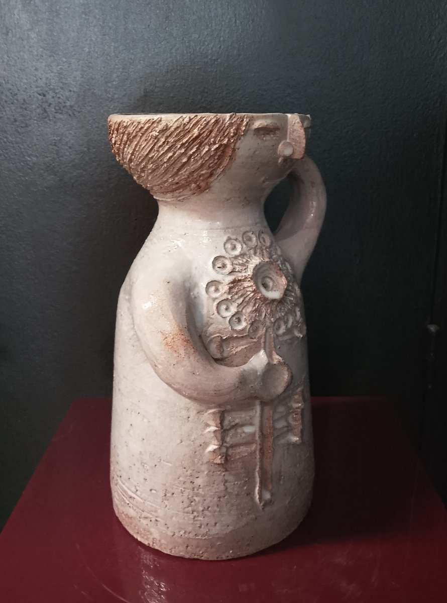 Anthropomorphic Vase By Jacques Pouchain (1927–2015).-photo-8