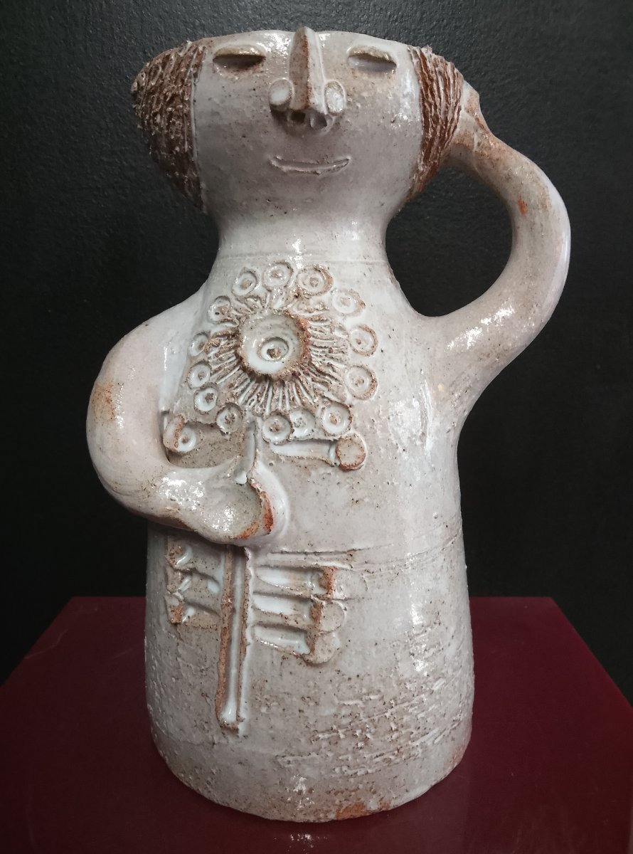 Anthropomorphic Vase By Jacques Pouchain (1927–2015).
