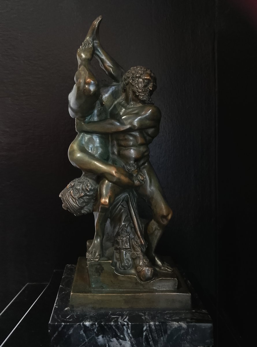 “ Hercule et Diomède ”. Epreuve en bronze de Lorenz.