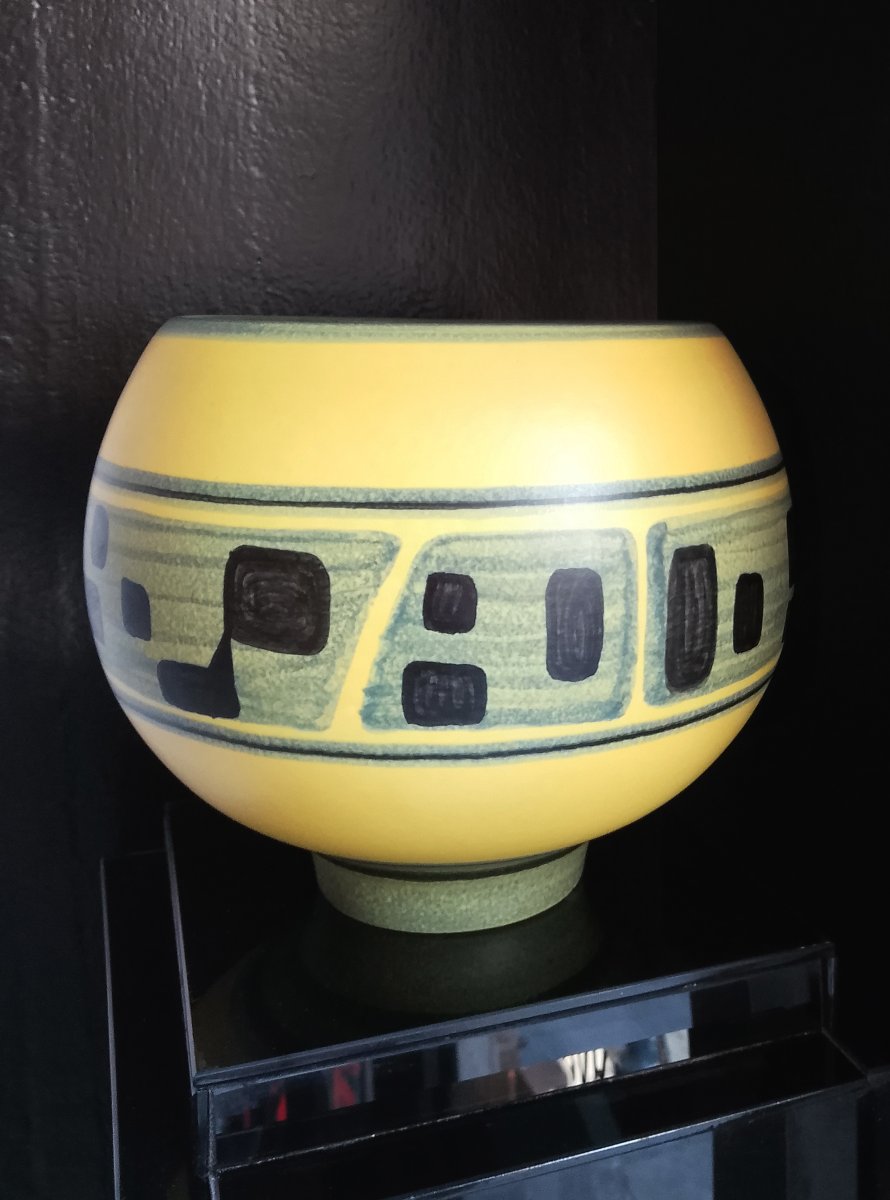 Vase en céramique de Fernand Elchinger et Robert de Montgolfier-photo-3