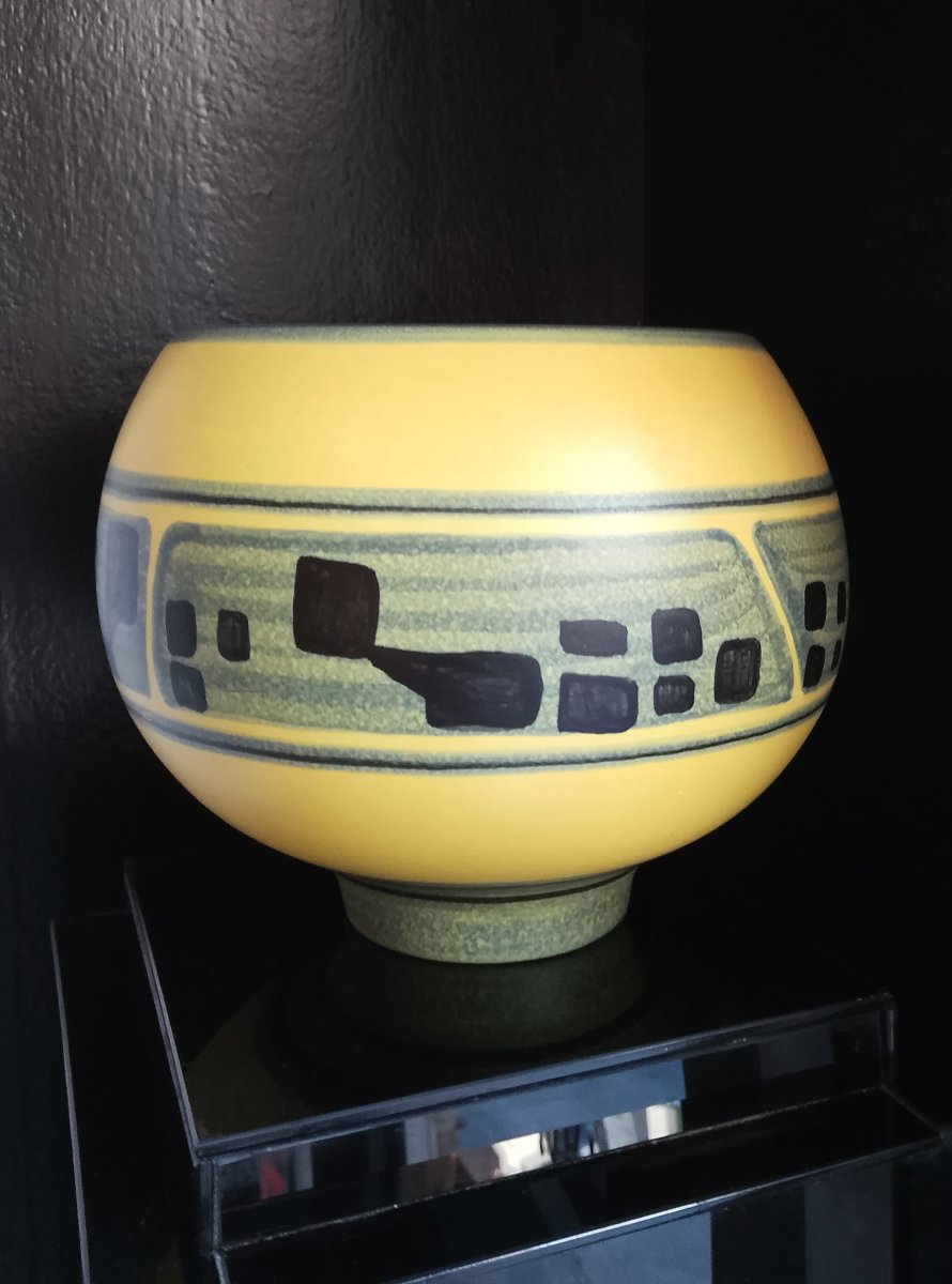 Vase en céramique de Fernand Elchinger et Robert de Montgolfier-photo-4