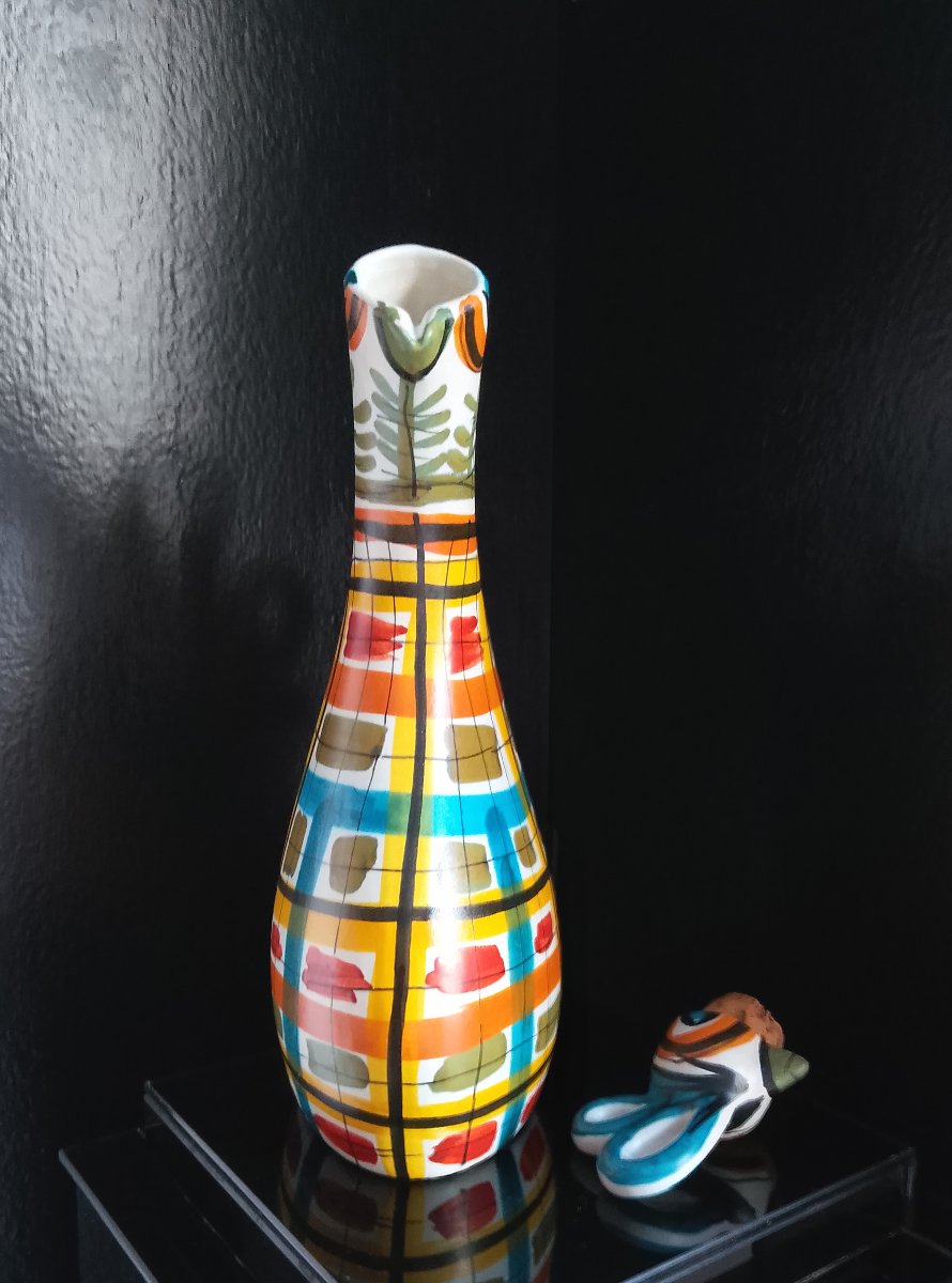 A Zoomorphic Bottle Attributed To Pierre Toulhoat, With A Design By Georges Allier. -photo-6