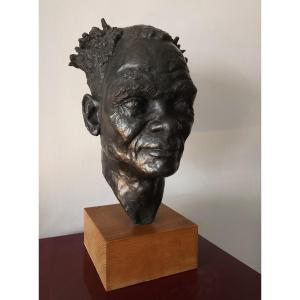 Portrait d'homme ( sculpture ).