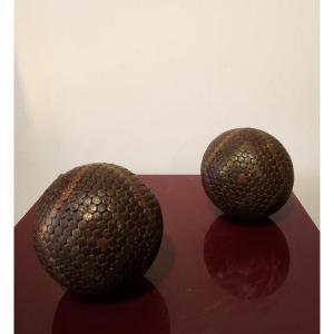 Pair Of Boules For The Lyonnais Game.