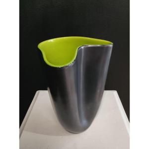 Ceramic Vase By Fernand Elchinger ( 1911 - 1975 ).