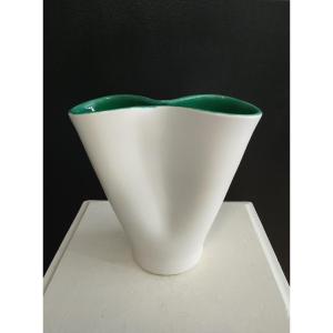 Ceramic Vase By Fernand Elchinger ( 1911 - 1975 ).