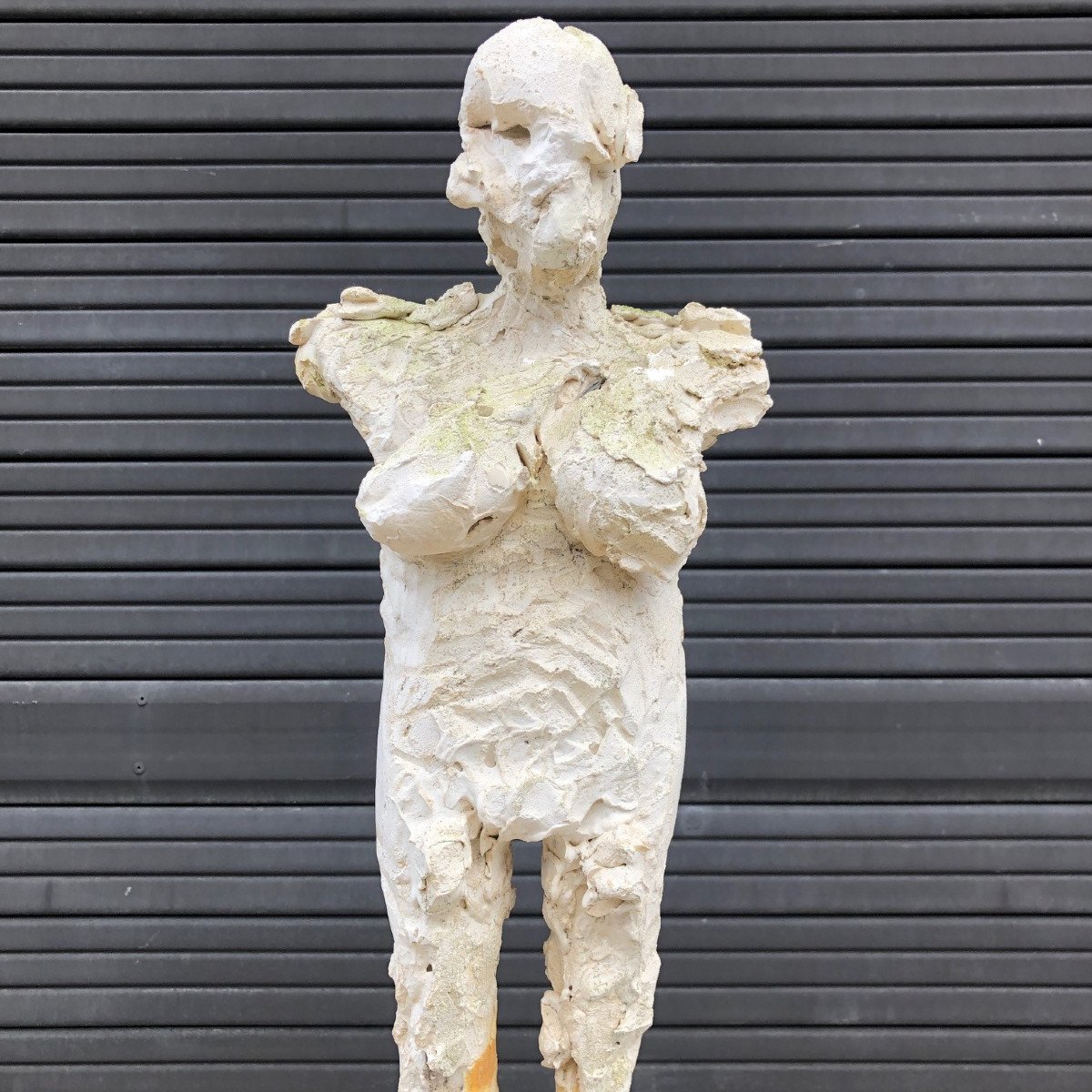 Four (4) Plaster Studies Or Sketches Of Female Figures, Brutalist Rendering-photo-5