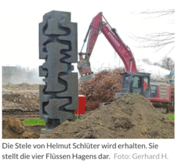 sculpture abstraite et brutaliste en fonte d’aluminium de l’artiste allemand Helmut Schlüter-photo-4