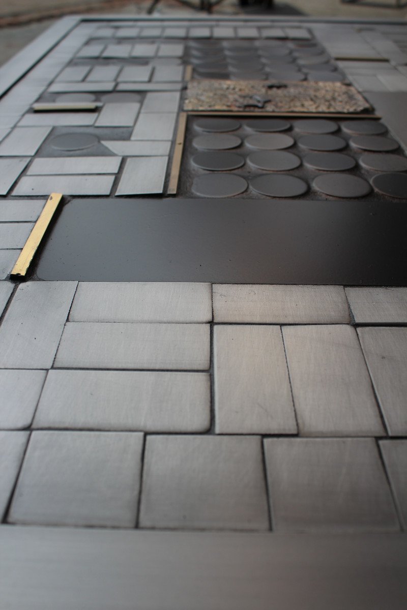 Coffee Table Designed In The Manner Of Raf Verjans (1935-2022)-photo-2
