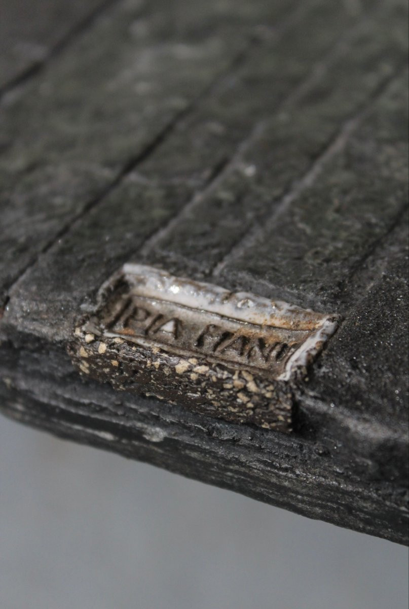 Slate Coffee Table By Belgian Artist Jules Dewaele, Pseudonym Pia Manu-photo-4