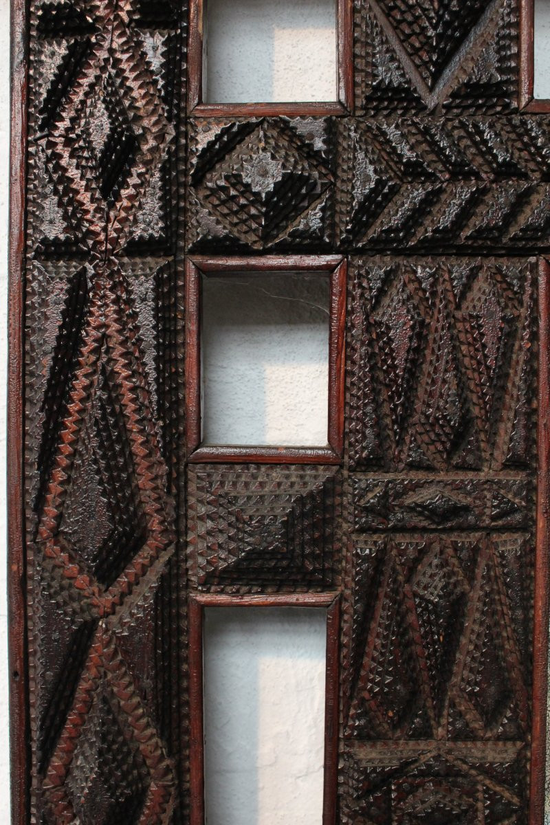 miroir , cadre , art populaire-photo-2
