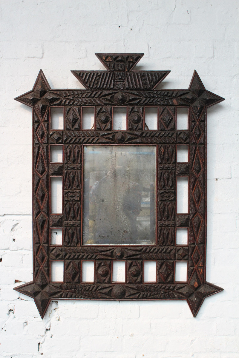 miroir , cadre , art populaire