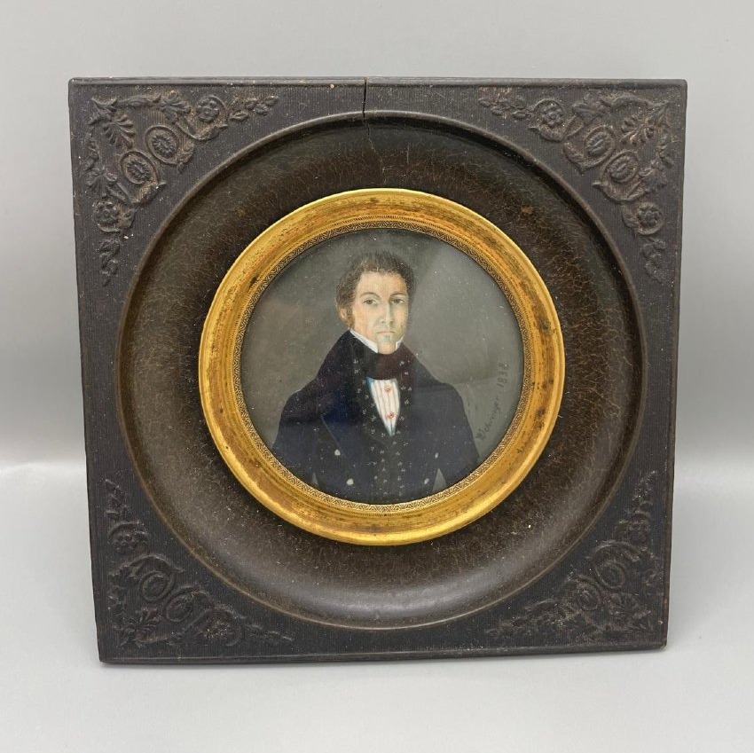 Portrait Miniature signé 