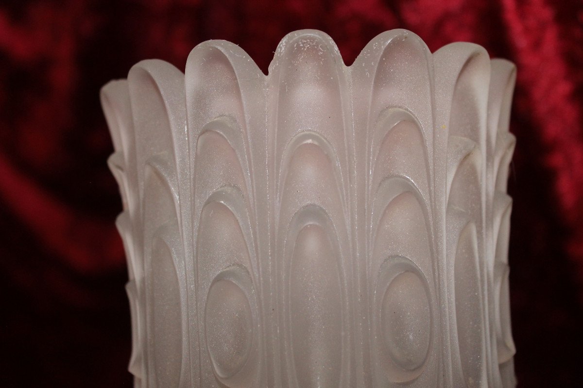 Pair Of Opalescent Glass Sconces From The 70s-photo-2