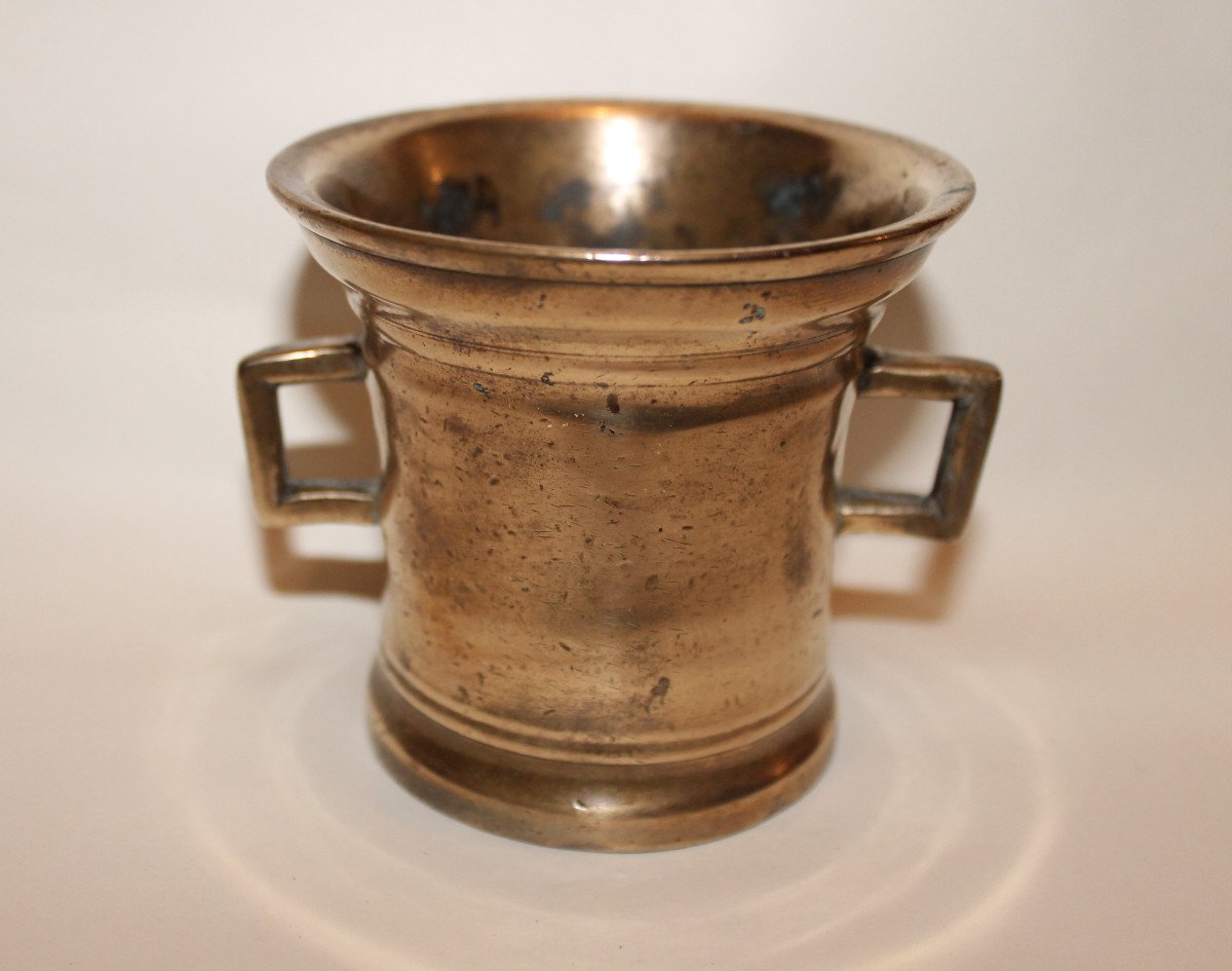 Small 17th Century Bronze Ointment Mortar