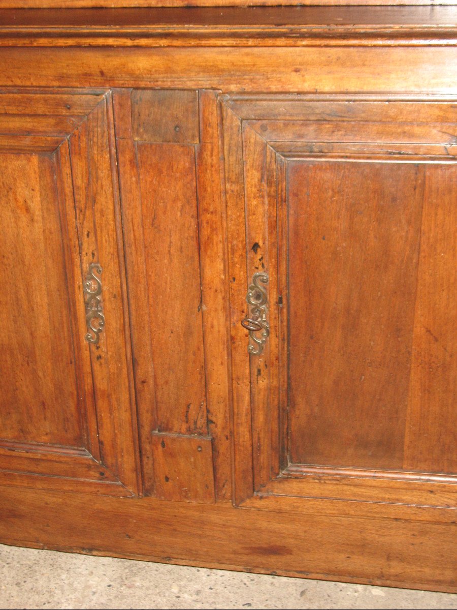 Buffet 2 Presentation Bodies Directoire Period In Walnut 18th-photo-2