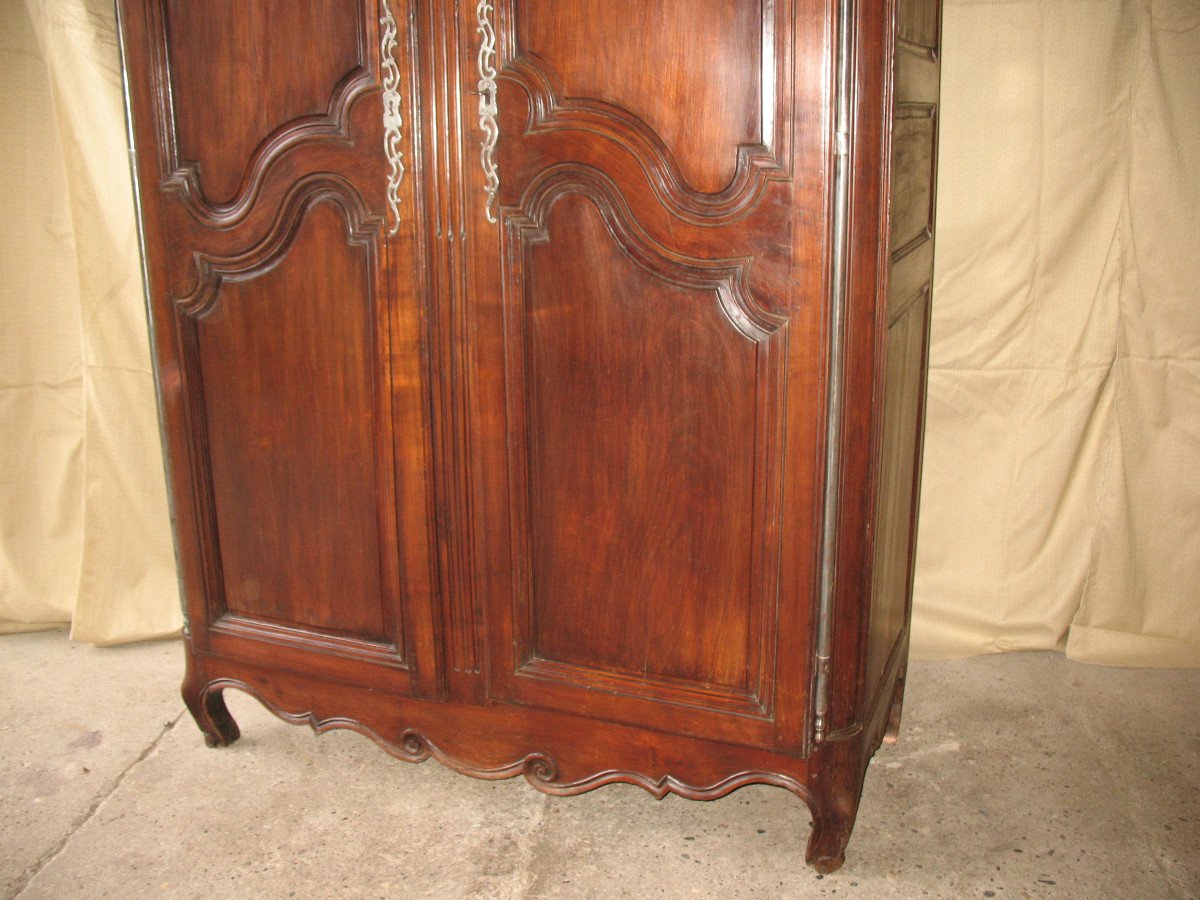 Fruitwood Cabinet Early 19th Louis XV Style-photo-2