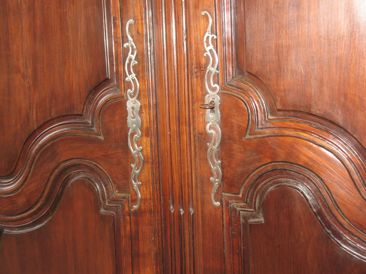Fruitwood Cabinet Early 19th Louis XV Style-photo-3