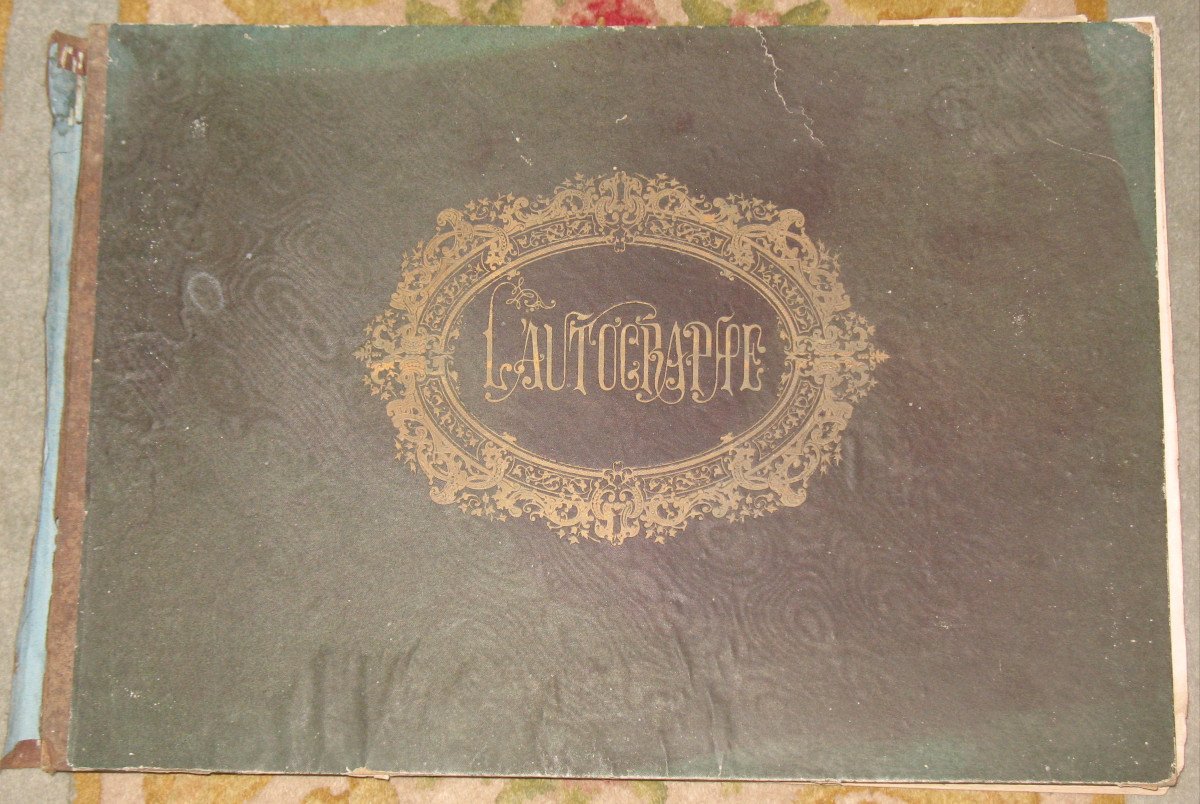L'autographe  Livre de recueil d'autographes de personnalités 210 pages 1ère édition de 1864-photo-2