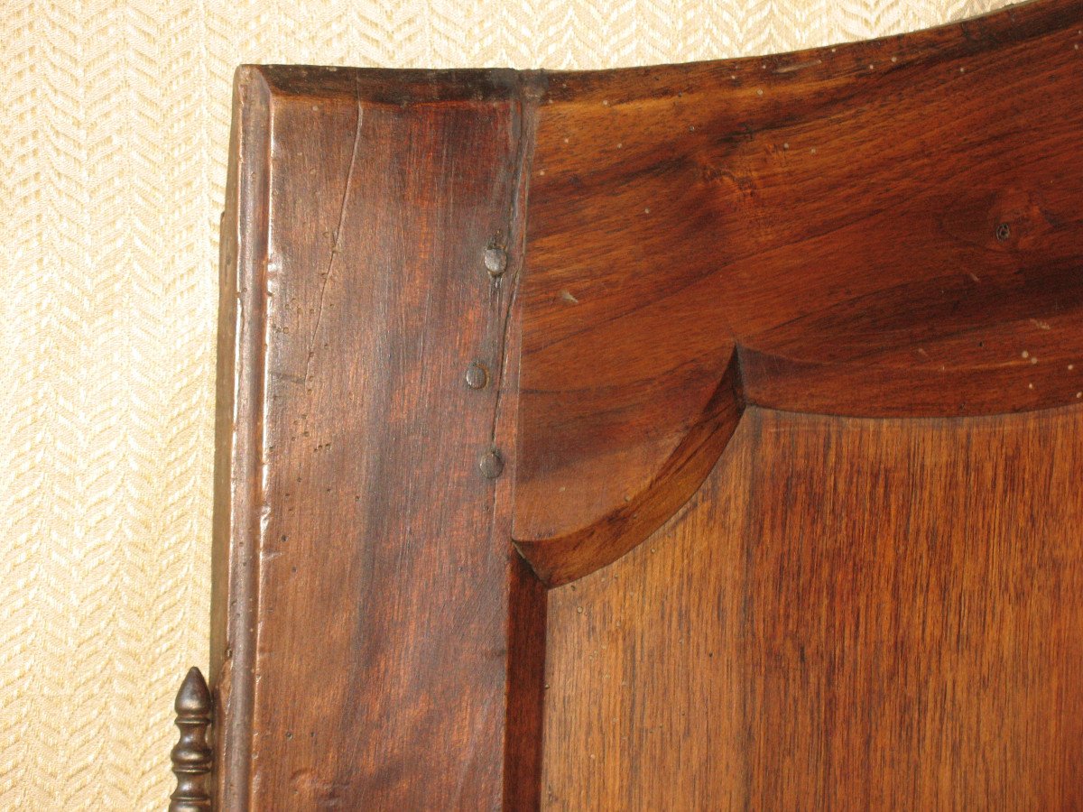 Pair Of Louis XV Style Walnut Paneled Doors, 19th Century-photo-1