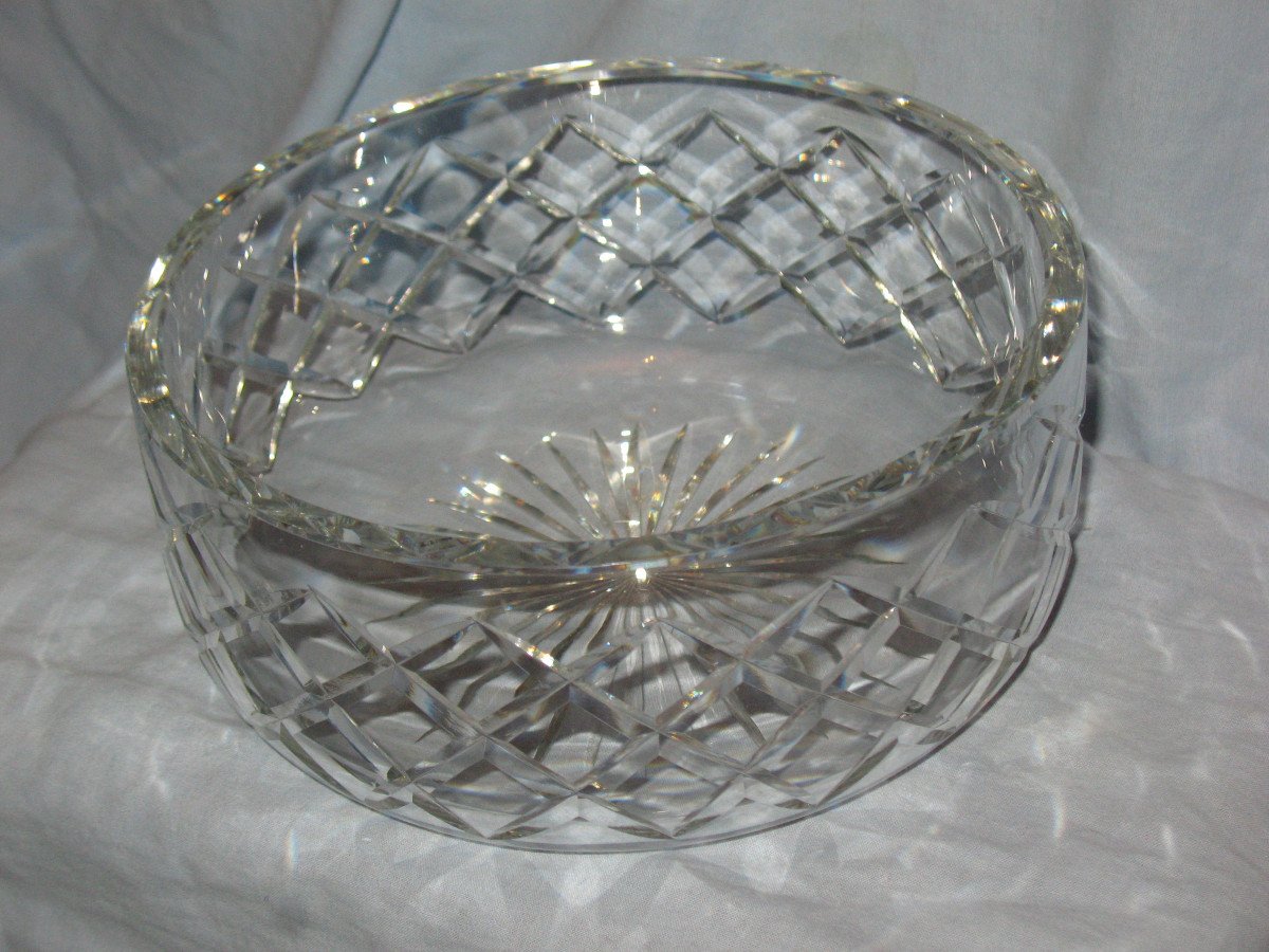 Coupe saladier en cristal Daum époque 20ème-photo-6
