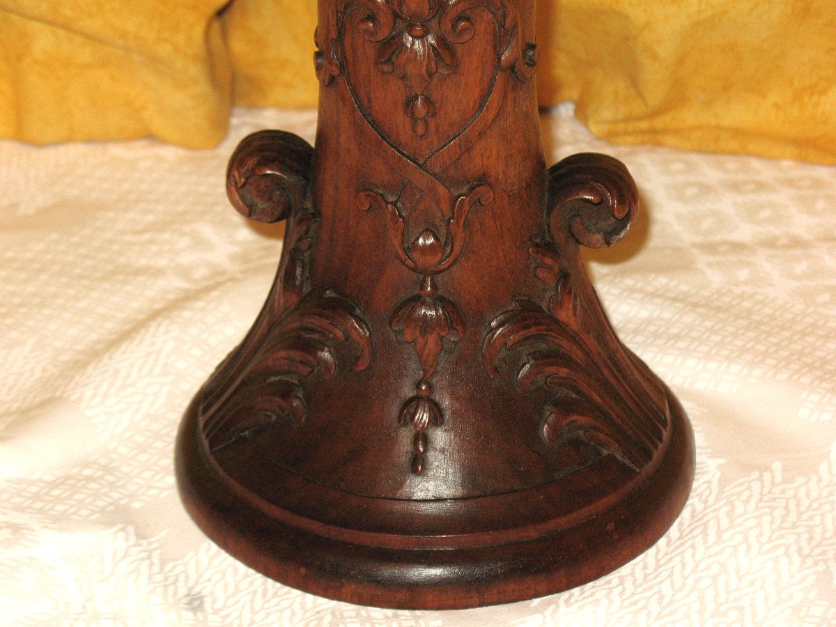Winged Victory Large Wooden Sculpture 20th Century-photo-4