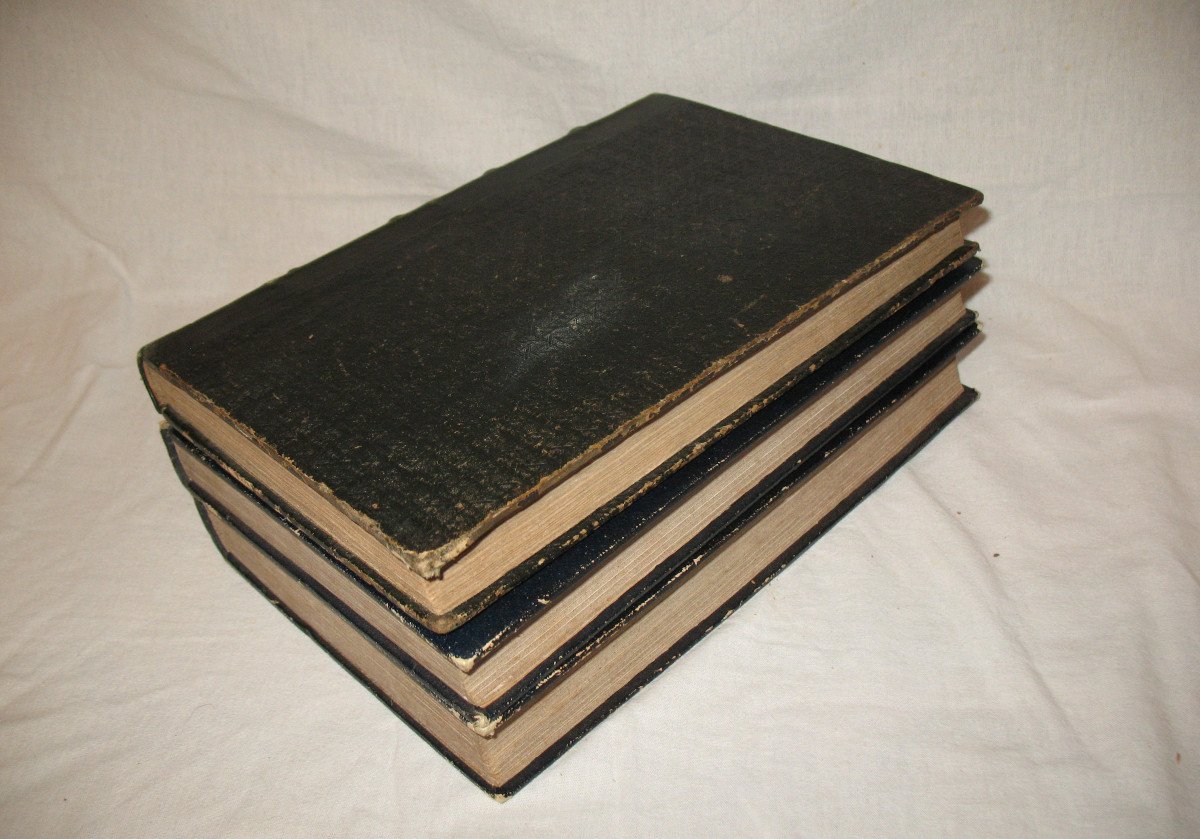 Magasin des demoiselles 3 volumes complets avec planches en couleur gravures de mode 1850 à 69-photo-4