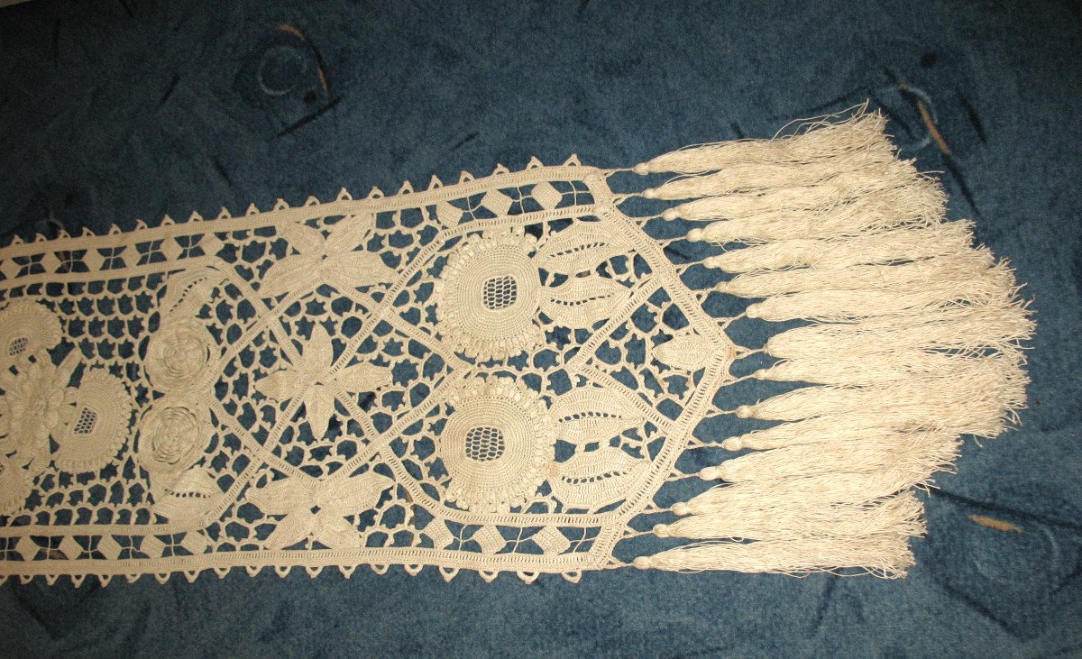 Art Deco Lace Mantelpiece Or Altar Top-photo-2