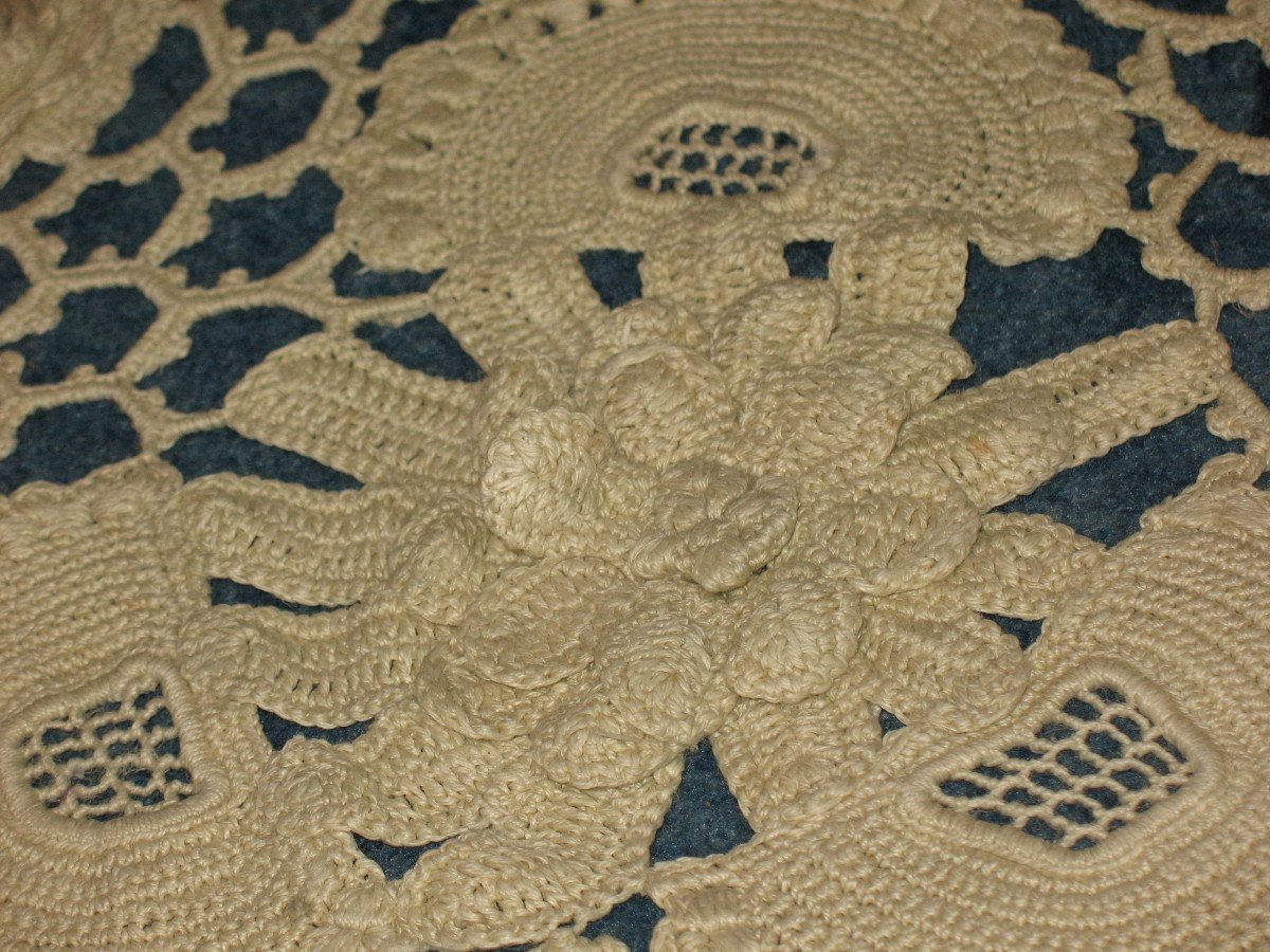 Art Deco Lace Mantelpiece Or Altar Top-photo-5