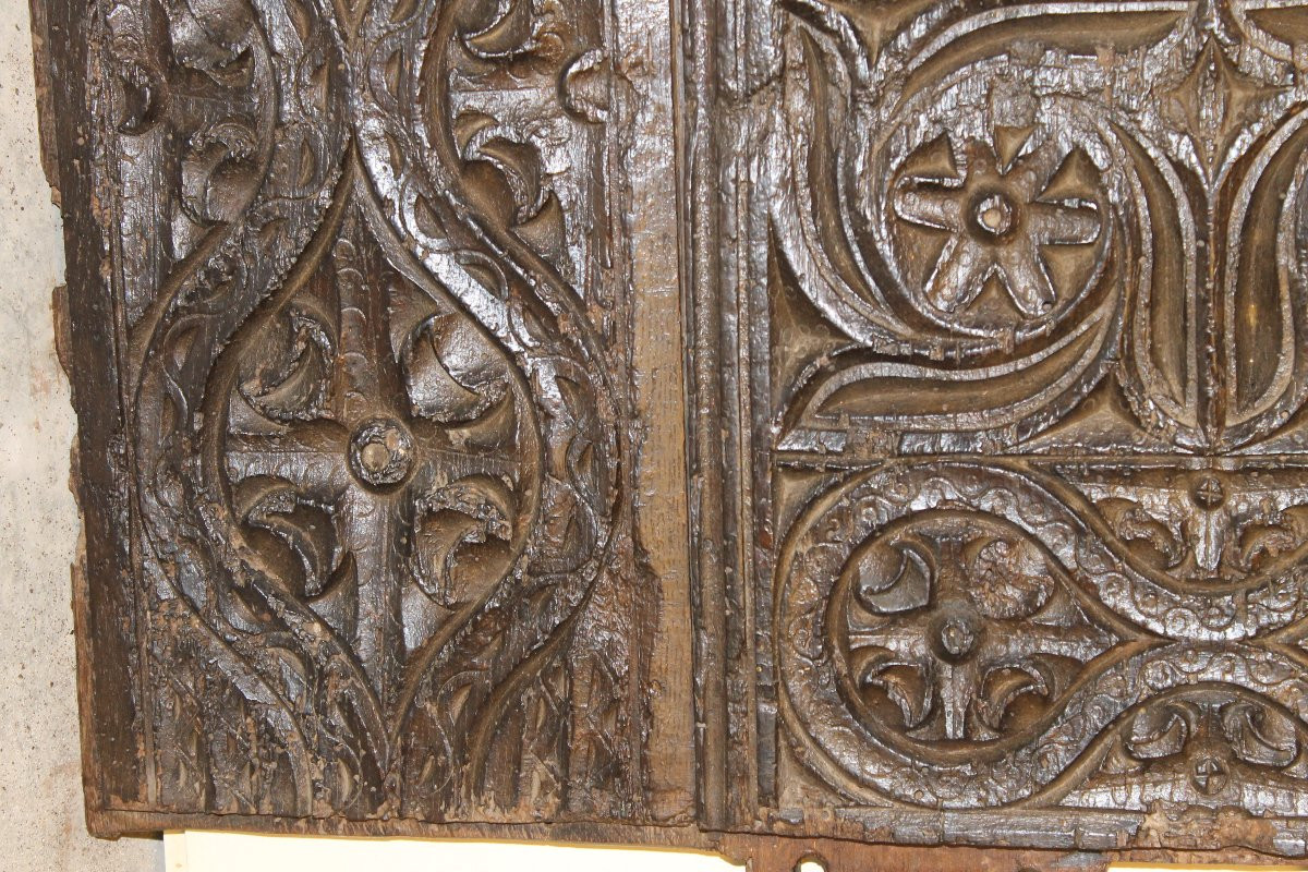 Triptych Of Carved Panels From The Facade Of A Chest, Renaissance Period, 16th Century-photo-6