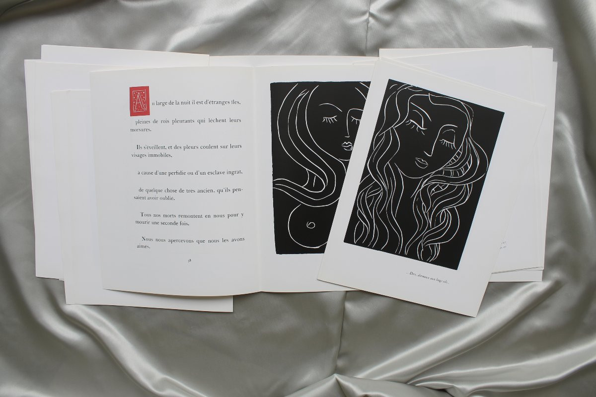 Henri Matisse Pasiphae Exhibition Catalog 22 Linocut Prints From 1987-photo-2