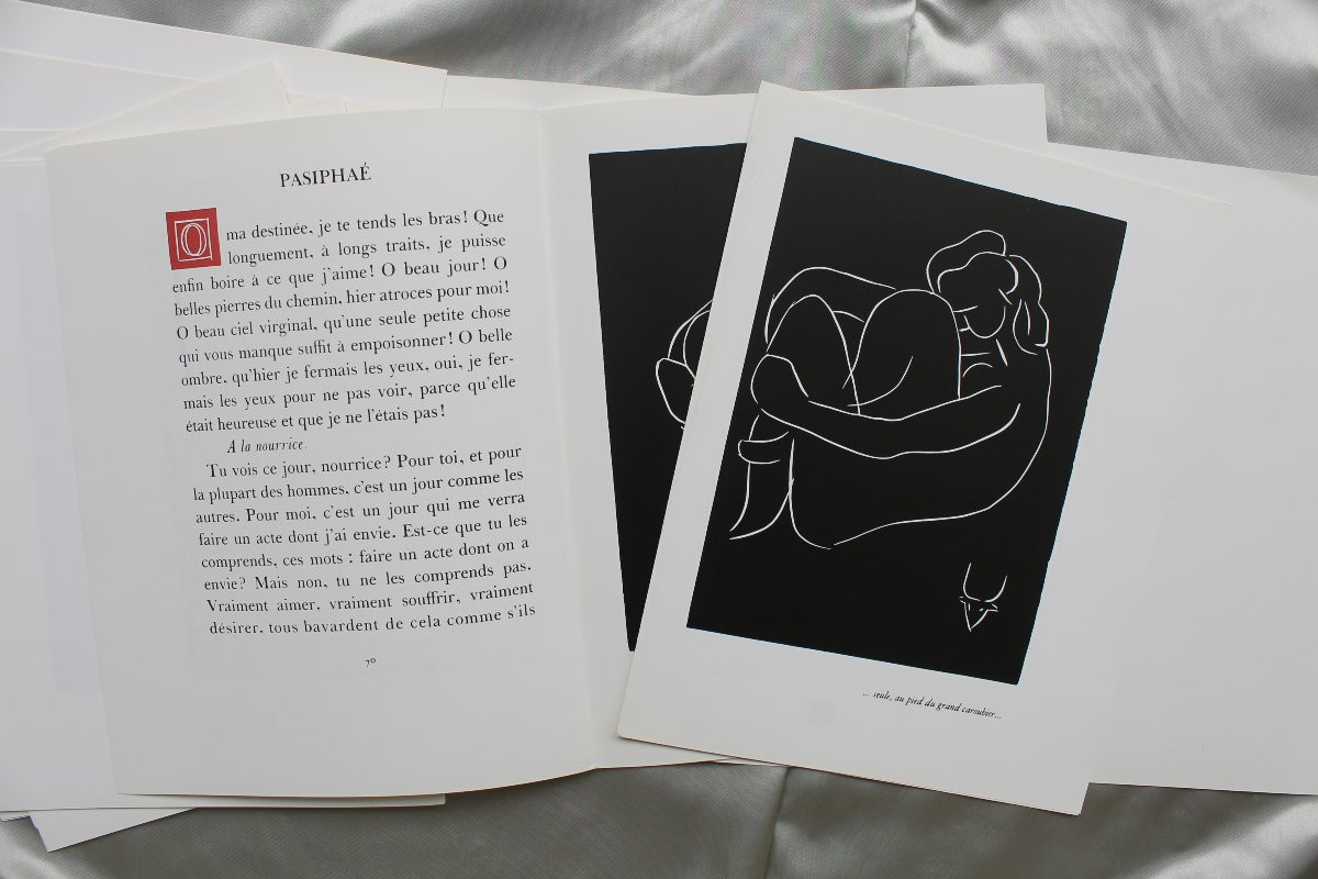 Henri Matisse Pasiphae Exhibition Catalog 22 Linocut Prints From 1987-photo-8