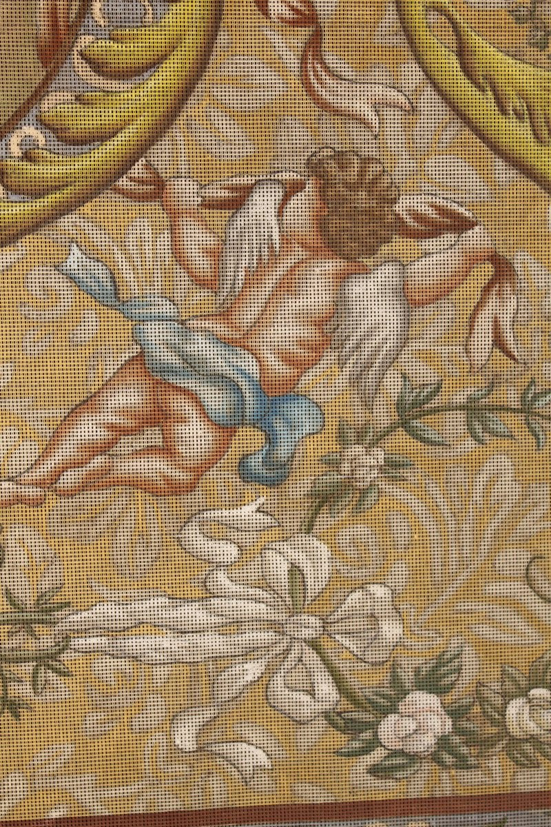 Decorative Project With Mythological Decoration Gouache On Canvas Signed E. Pacheran 1896 H: 220 Cm-photo-8