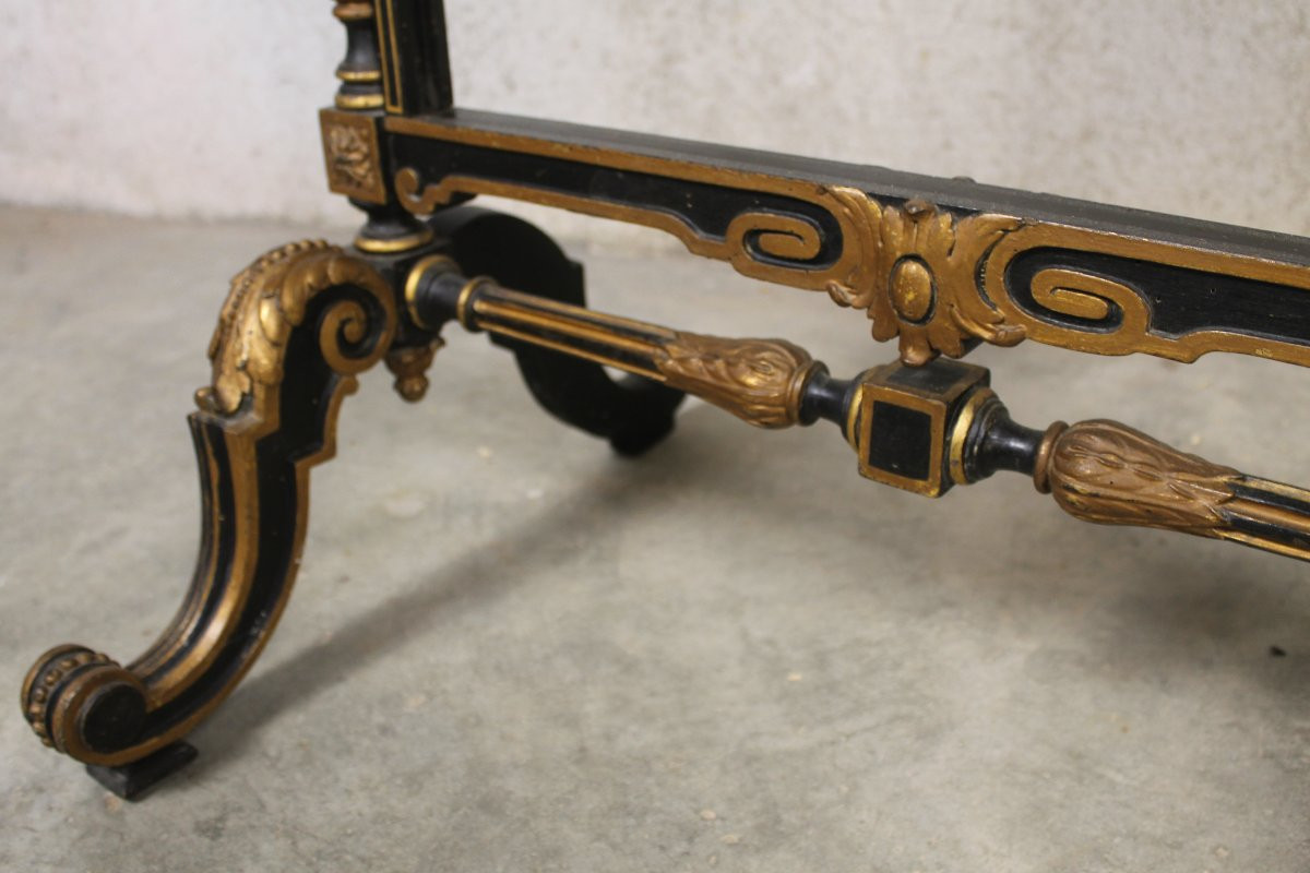 Louis XVI Style Fireplace Screen From The Late 19th Century In Carved Wood-photo-6