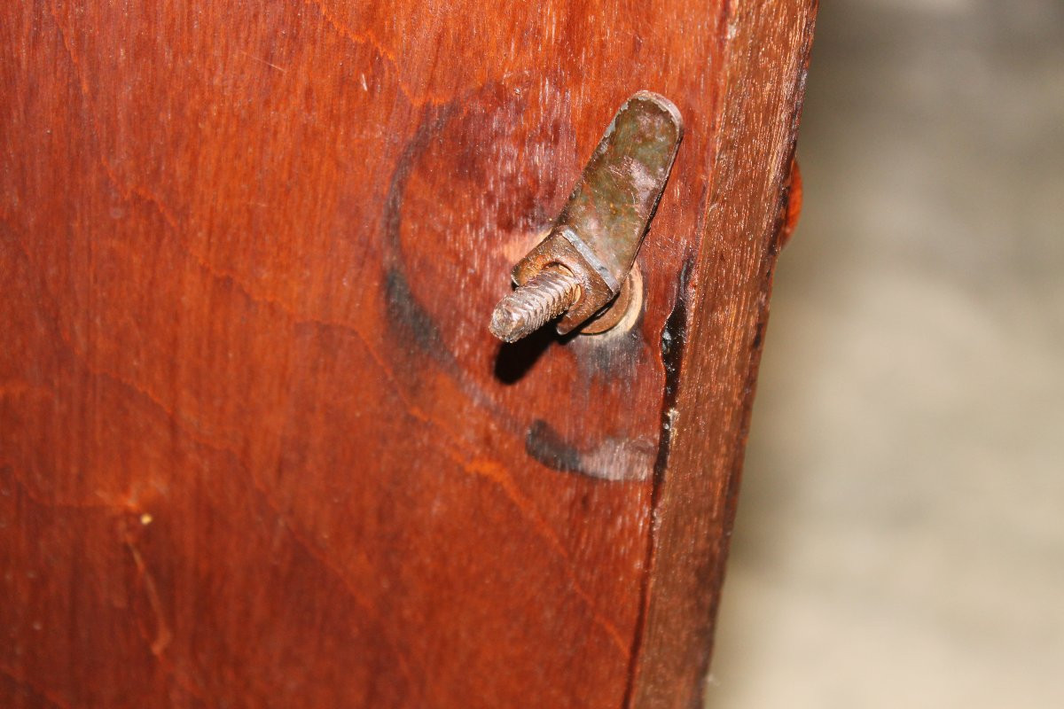 Somno en acajou dessus marbre blanc époque Restauration 19ème-photo-5