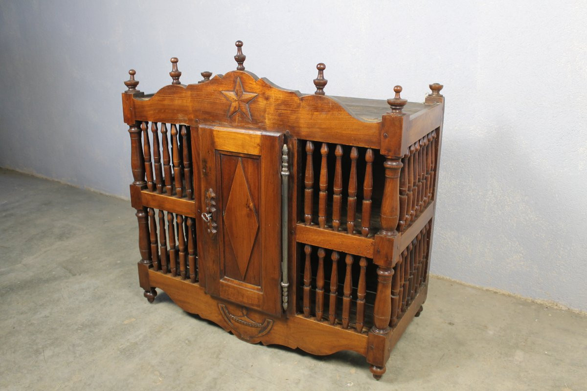 Dauphine Bread Box Made Of Fruitwood, Directoire Period, Late 18th Century-photo-2