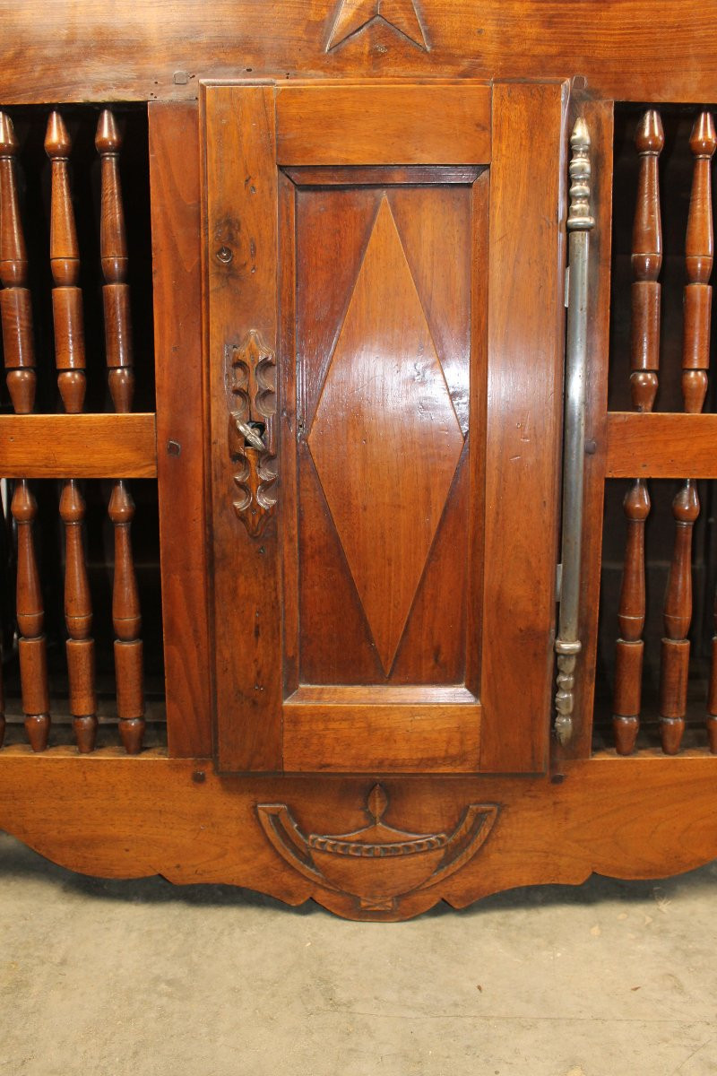 Dauphine Bread Box Made Of Fruitwood, Directoire Period, Late 18th Century-photo-4
