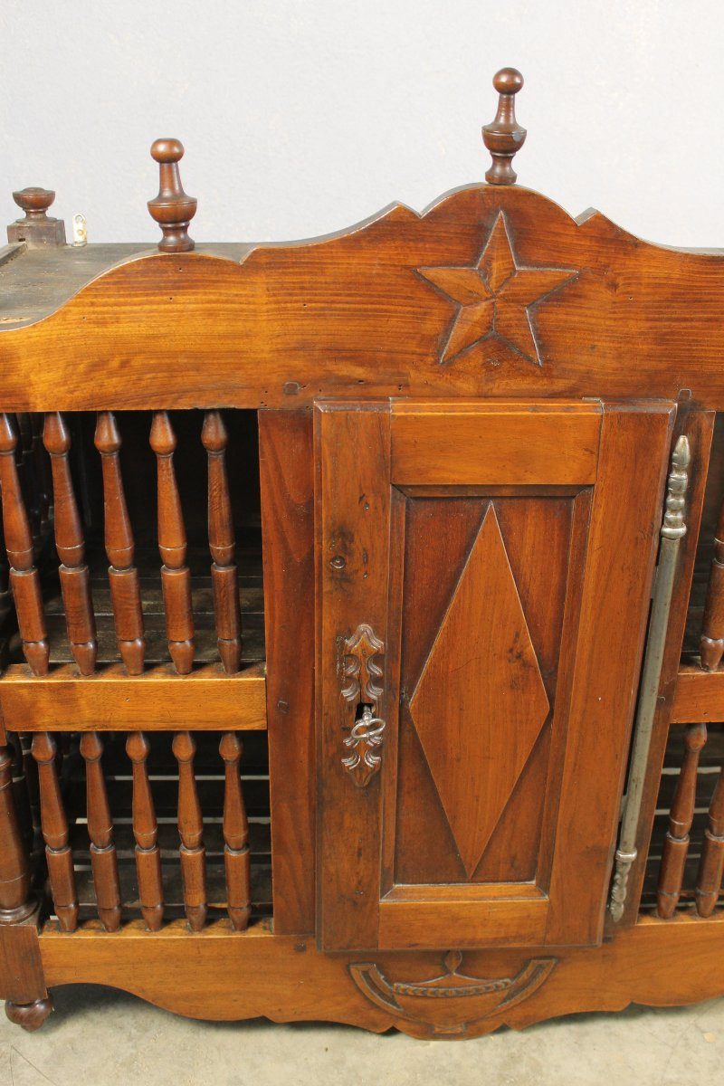 Dauphine Bread Box Made Of Fruitwood, Directoire Period, Late 18th Century-photo-7